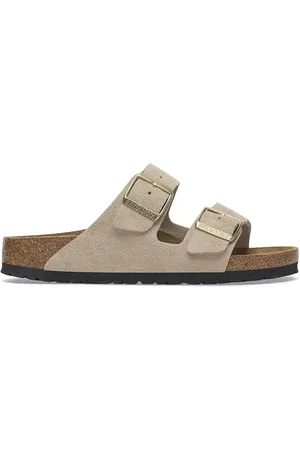 Birkenstock Klapki zamszowe Arizona damskie kolor 1029260