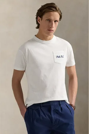 Ralph Lauren T-shirt bawełniany męski kolor z nadrukiem 710969631