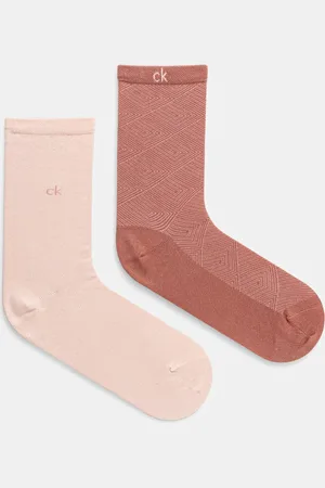 Calvin Klein Skarpetki 2-pack damskie kolor 701231377