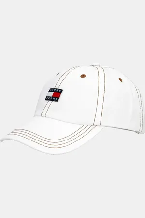 Tommy Hilfiger Czapka z daszkiem bawełniana kolor z aplikacją AW0AW17572
