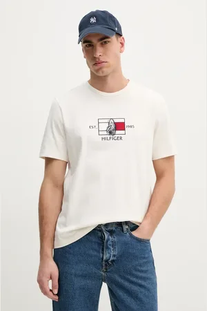 Tommy Hilfiger T-shirt bawełniany męski kolor z aplikacją MW0MW38628