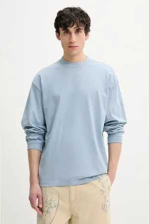HUGO BOSS Longsleeve bawełniany kolor gładki 50511029