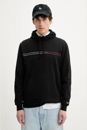 Tommy Hilfiger Bluza bawełniana męska kolor z kapturem z nadrukiem DM0DM20847