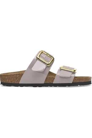 Birkenstock Klapki Sydney Patent Cushion Buckle damskie kolor 1029473