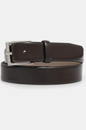 HUGO BOSS Pasek skórzany męski kolor 50537028