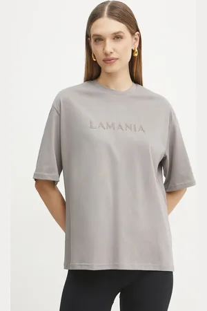 La Mania T-shirt bawełniany damski kolor
