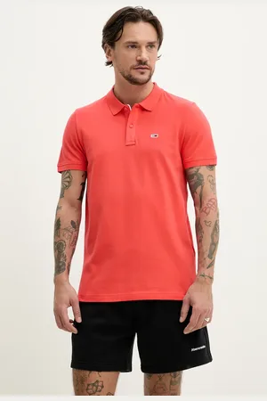 Tommy Hilfiger Polo bawełniane męski kolor gładki DM0DM20676