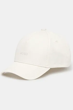 HUGO BOSS Czapka z daszkiem bawełniana kolor z aplikacją 50519255