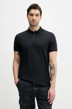 Calvin Klein Polo męski kolor gładki LV040HM281