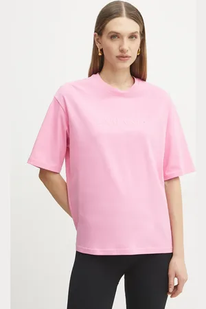 La Mania T-shirt bawełniany damski kolor