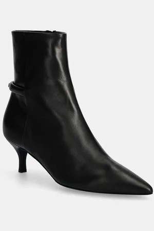 Furla Botki skórzane Core Ankle Boot damskie kolor na szpilce YG60FCD X30000 O6000