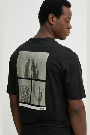 HUGO BOSS T-shirt bawełniany męski kolor z nadrukiem 50534925
