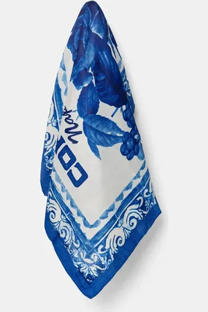 Desigual Apaszka PARADISE CARRE damska kolor wzorzysta 25SAWA37