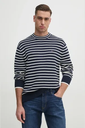 Tommy Hilfiger Sweter bawełniany męski kolor lekki MW0MW38944