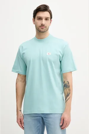 Calvin Klein T-shirt bawełniany męski kolor gładki J30J326857