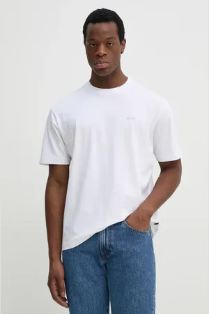 HUGO BOSS T-shirt bawełniany męski kolor z nadrukiem 50534925