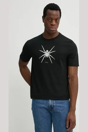 HUGO BOSS T-shirt bawełniany męski kolor z nadrukiem 50534924