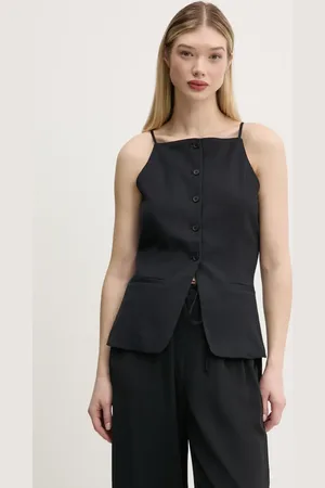 Abercrombie & Fitch Top damska kolor gładka KI140-5050