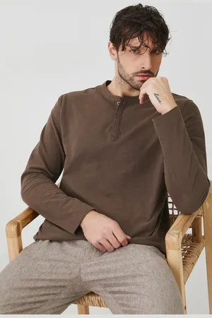 MEDICINE Longsleeve bawełniany męski kolor gładki