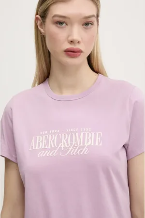 Abercrombie & Fitch T-shirt bawełniany damski kolor KI185-5058