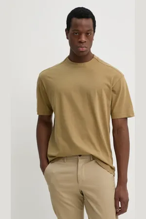 HUGO BOSS T-shirt bawełniany męski gładki 50521805