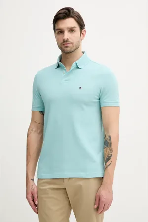 Tommy Hilfiger Polo męski kolor wzorzysty MW0MW17770