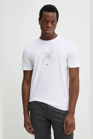 HUGO BOSS T-shirt bawełniany męski kolor z nadrukiem 50534924