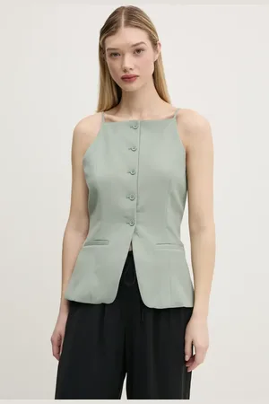 Abercrombie & Fitch Top kolor gładka KI140-5050