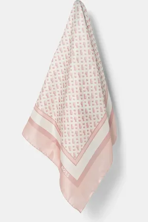 HUGO BOSS Apaszka jedwabna kolor wzorzysta 50536118