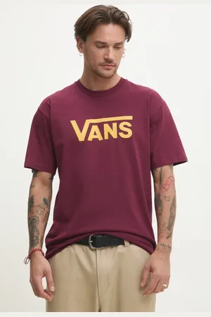 Vans T-shirt bawełniany męski kolor z nadrukiem VN000GGGEAY1