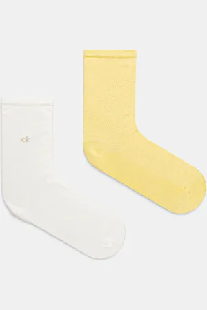 Calvin Klein Skarpetki 2-pack damskie kolor 701231377