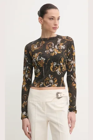 VERSACE Sweter damski kolor lekki 78HAFM21 CMN45