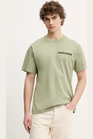 Sunflower T-shirt bawełniany męski kolor z nadrukiem 2013