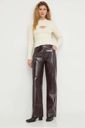 Résumé Résumé spodnie damskie kolor proste high waist