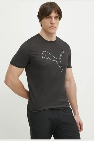 PUMA T-shirt treningowy Tad Essential Heather kolor z nadrukiem 525907