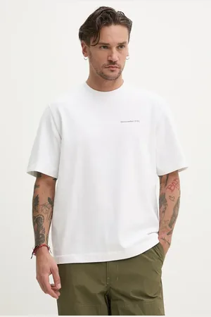 Abercrombie & Fitch T-shirt bawełniany męski kolor gładki KI123-5017