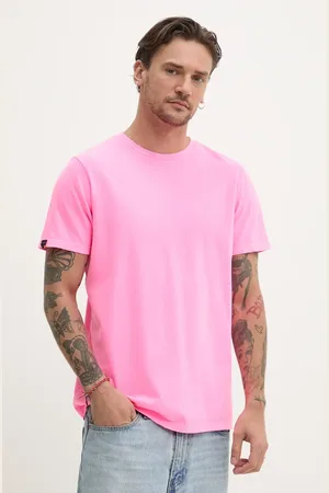 Superdry T-shirt bawełniany męski kolor gładki M1012140A-E9V