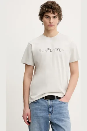 Sunflower T-shirt bawełniany męski kolor z nadrukiem 2038.