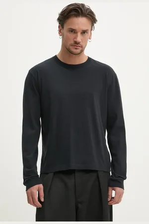 Hollister Longsleeve bawełniany kolor gładki KI324-5127