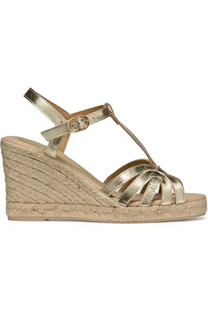 Geox Espadryle skórzane D GELSA kolor na koturnie D55TPA 000CF C2012