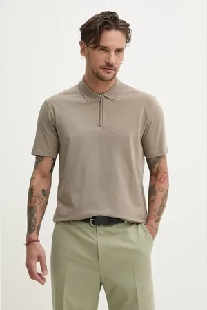 HUGO BOSS Polo męski kolor gładki 50543368