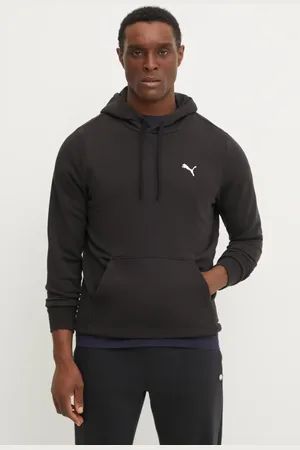 PUMA Bluza męska kolor z kapturem gładka 682580