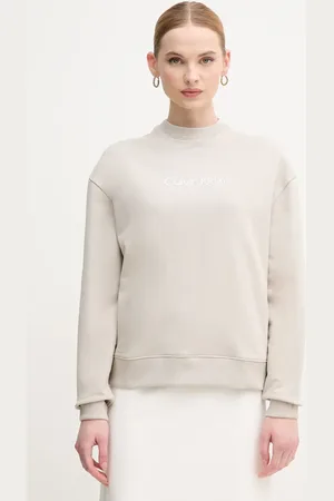 Calvin Klein Bluza bawełniana damska kolor z nadrukiem K20K205450