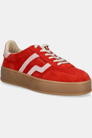 GANT Sneakersy zamszowe Cuzmani kolor pomarańczowy 30533978.G925