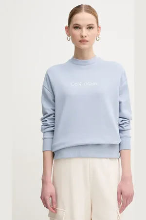 Calvin Klein Bluza bawełniana damska kolor z nadrukiem K20K205450