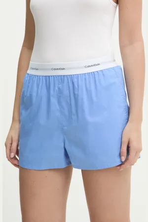 Calvin Klein Szorty piżamowe bawełniane damska kolor bawełniana LV00QS7411