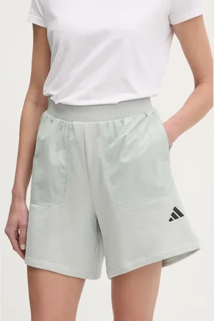 adidas Szorty City Escape damskie kolor gładkie high waist JC5108