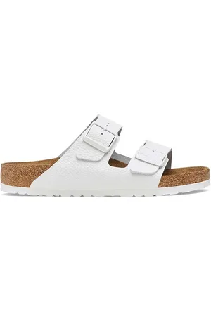 Birkenstock Klapki skórzane Arizona męskie kolor 1025048