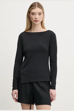 Abercrombie & Fitch Bluzka damska kolor gładka KI139-5210