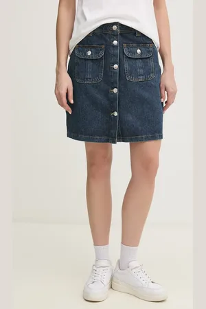 JOOP! Spódnica jeansowa kolor mini ołówkowa 30046658